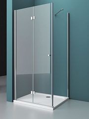 Душевой уголок BelBagno ALBANO-ASH-1-100/80-C-Cr 100*80*195 L/R без поддона