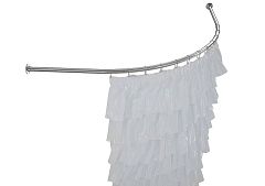 Карниз для ванны Aquanet Nicol 170х70/85 глянцевый хром Карниз для ванны Aquanet Nicol 170х70/85 глянцевый хром