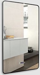 Зеркало Silver Mirrors Incanto 60*100 с Led-подсветкой сенсорный выключатель ЖК-часы