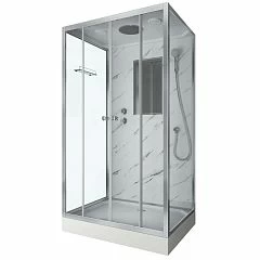 Душевая кабина Niagara Luxe NG-7772QM 120х90х210 стенки мрамор