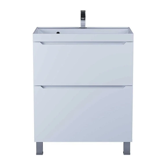 Тумба с раковиной Uperwood Tanos 70 белая, напольная