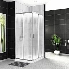 Душевой уголок BelBagno UNO-195-A-2-90-CH-Cr 90*90*195 без поддона