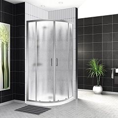 Душевой уголок BelBagno UNO-195-R-2-100--CH-Cr 100*100*195 без поддона