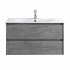 Тумба с раковиной BelBagno Kraft 100 Cemento Grigio