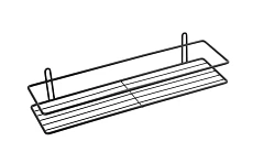 Полка Fixsen FX-730B-1 одноярусная черная