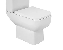 Чаша унитаза BelBagno Aurora BB8604CPR/SC с сиденьем дюропласт soft close, Р-trap