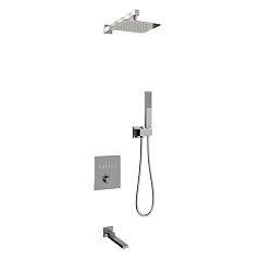 Душевой комплект RGW Shower Panels SP-371 с термостатом и изливом скрытый монтаж