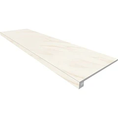 Ступень Estima Мрамор Онлигрес MOG102 33*120 полированная с подступенком 14,5*120