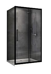 Душевой уголок ABBER Schwarzer Diamant AG30120BH-S60B 120*60*195 L/R без поддона