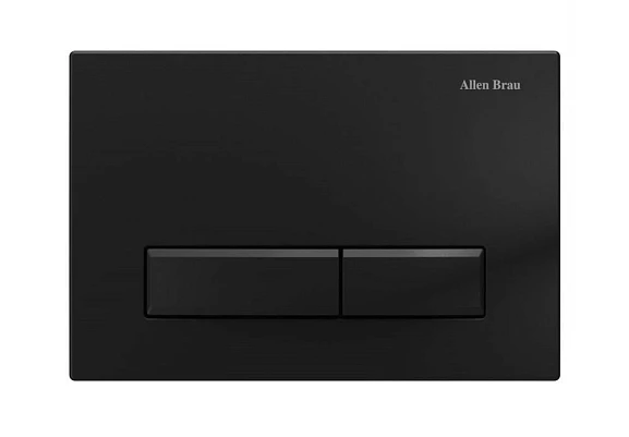 Кнопка смыва Allen Brau Fantasy 9.20003.31 пневмо, abs черный матовый