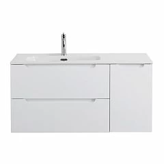 Тумба с раковиной BelBagno Etna 100 Bianco Lucido L