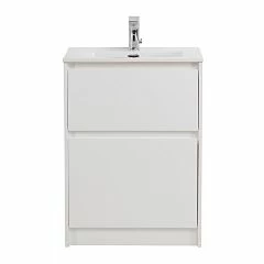 Тумба с раковиной BelBagno Kraft 39 50 напольная Bianco Opaco (раковина BB500/390ETL)