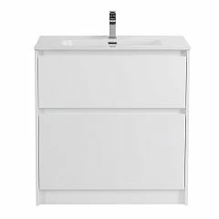 Тумба с раковиной BelBagno Kraft 80 напольная Bianco Opaco (раковина BB800ETL)