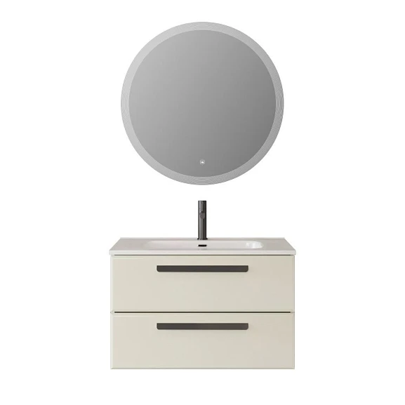 Комплект мебели Cezares Eco-Cer 80 Альпака Брашированная (раковина CZR-8095-80)