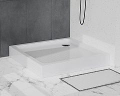 Душевой поддон BelBagno TRAY-BB-A-100-15-W 100*100*15 с сифоном