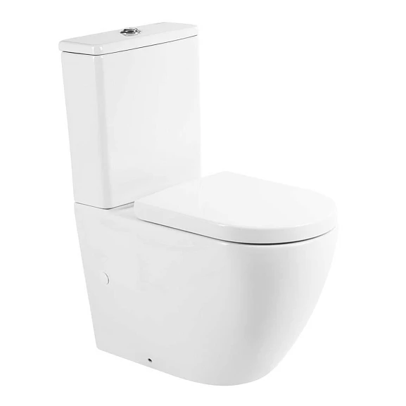 Унитаз-компакт BelBagno Sfera-R BB2141CPR/BB865SC 39*66 безободковый с крышкой-сиденьем микролифт