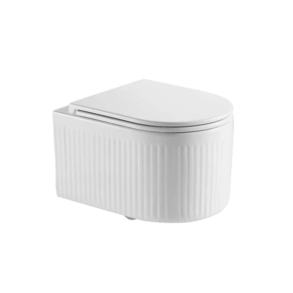 Подвесной унитаз Point Деметра Tornado, белый, сиденье микролифт