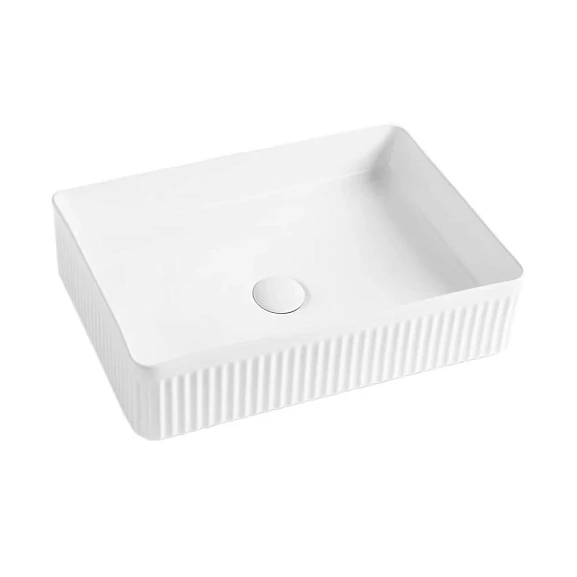 Раковина накладная Point Деметра 50 рифленая