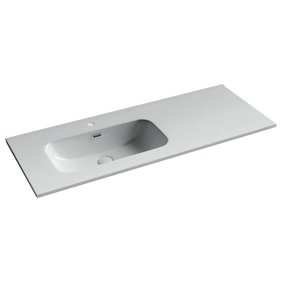 Встраиваемая раковина Ceramicanova Element 121*46,5 L с отверстием под смеситель