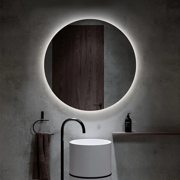 Зеркало Alavann Rondo 100 с подсветкой и функцией антизапотевания