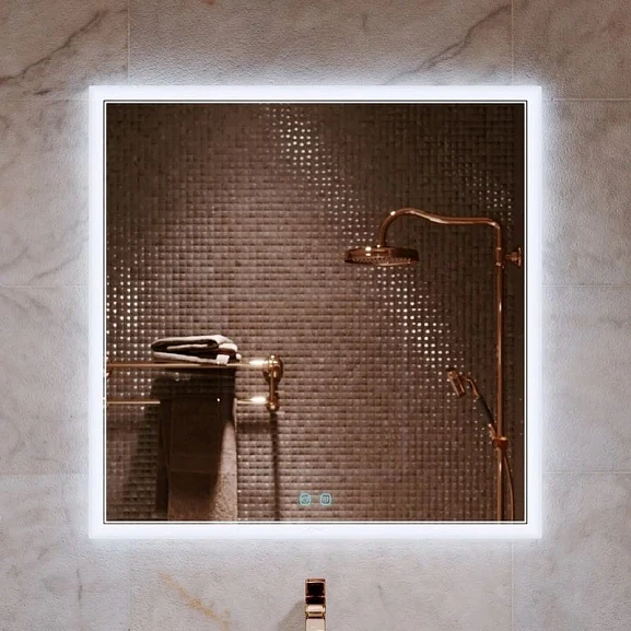 Зеркало Alavann Emma 80 с подсветкой и функцией антизапотевания