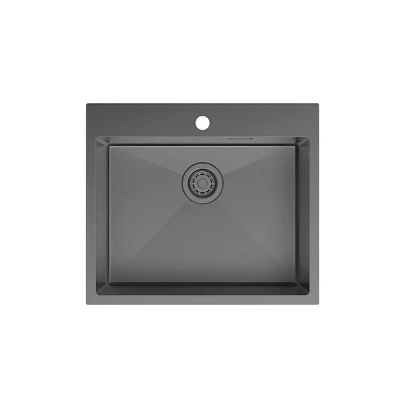 Кухонная мойка Iddis Haze HAZ59GMi77 59*51 графит матовый