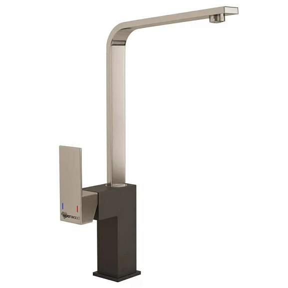 Смеситель Uperwood UPD-002-01 для кухни хром/черный