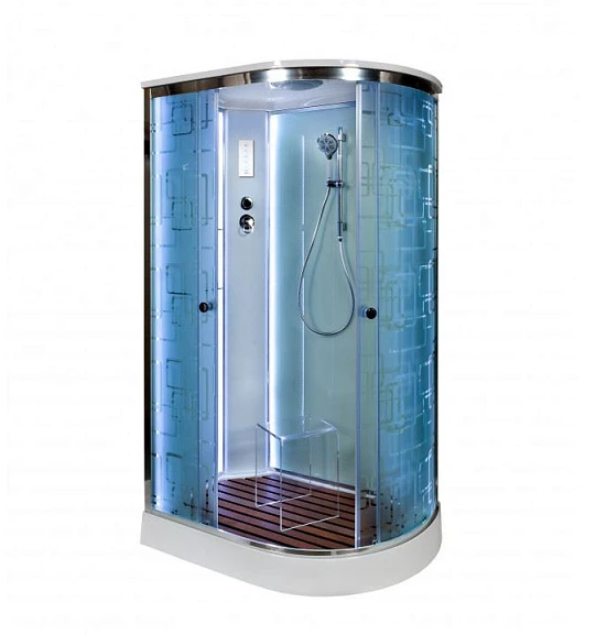 Душевая кабина AvaCan EM1512 120х80х220 L с LED-подсветкой