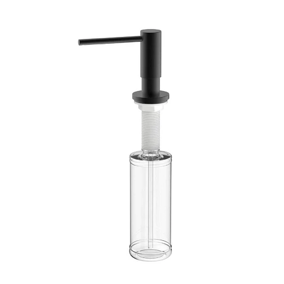 Дозатор Raglo R720.02.06 встраиваемый для кухонной мойки 350 ml черный матовый