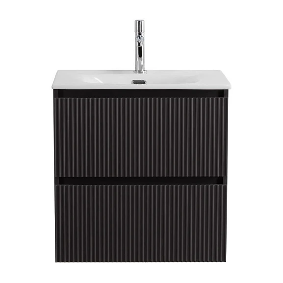 Тумба с раковиной BelBagno Uno-Mini 50 темно-серая матовая