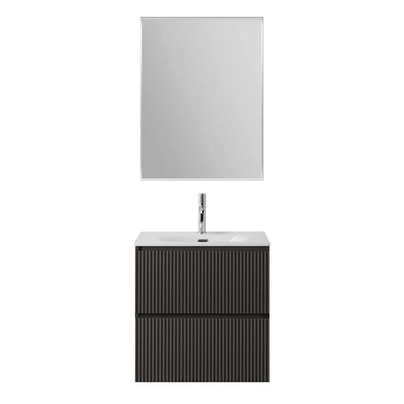 Комплект мебели BelBagno Uno 60 темно-серый матовый