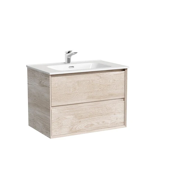 Тумба с раковиной Sancos Marmi 2.0 70 дуб галифакс натуральный
