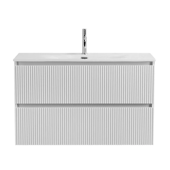 Тумба под раковину BelBagno Uno 120 Bianco Opaco с двумя ящиками