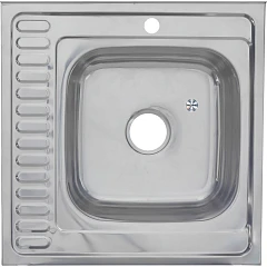 Кухонная мойка Melana 60*60 накладная прямоугольная с сифоном R