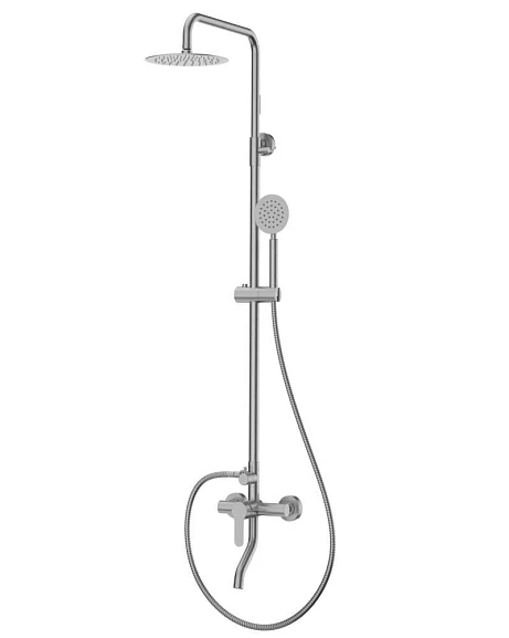 Душевая стойка Rush Santiago SUS1116-40 с изливом сатин