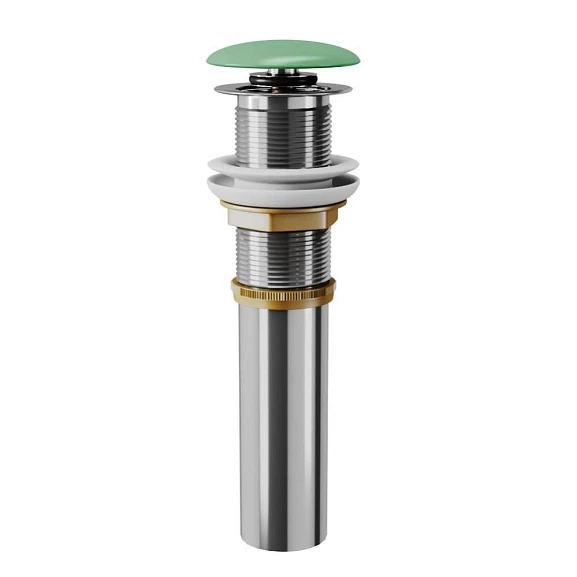 Донный клапан D&K DC9012 click/clack 5/4" без перелива светло-зеленый