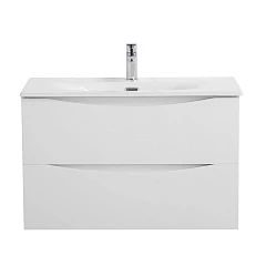 Тумба под раковину BelBagno Marino-Cer-Mini 80 Bianco Lucido