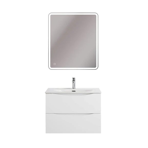 Комплект мебели BelBagno Marino-Cer-N 70 Bianco Lucido