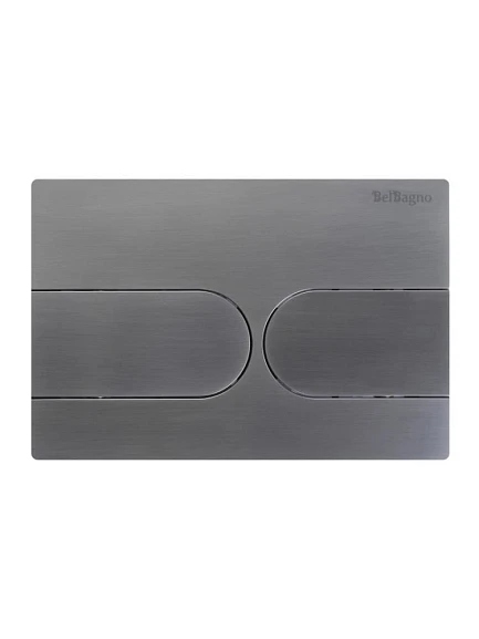Клавиша смыва BelBagno BB-11-GM оружейная сталь