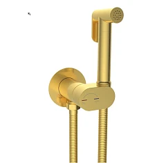 Гигиенический душ со смесителем WeltWasser HIGI R01 MGL с прогрессивным картриджем брашированное золото