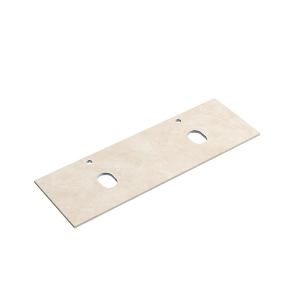 Столешница Sancos TT160A2X 160*46 Kreman c отверстием под смеситель