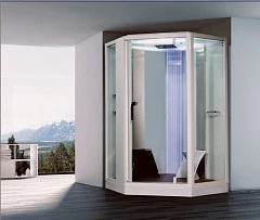 Душевая кабина Orans SR-89106S White, Long door handle 130х130х220