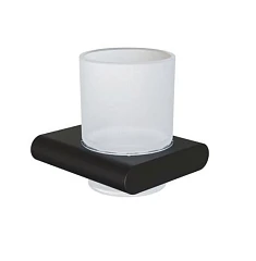 Стакан Knotlor Oval SC101BL черный матовый