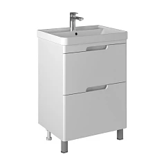 Тумба под раковину Briz Маре 60 белый глянец