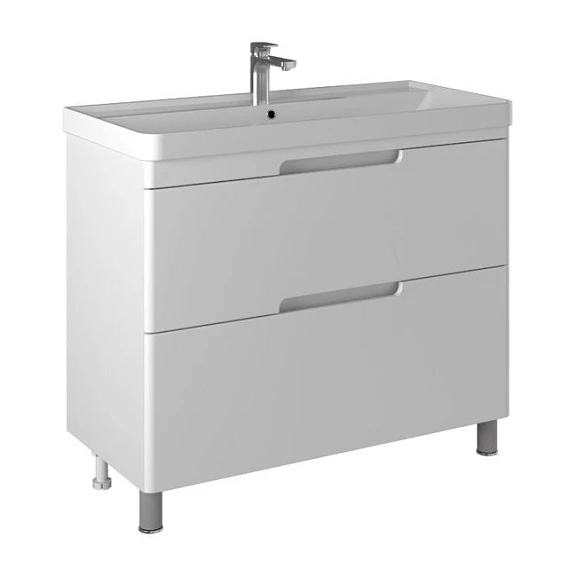 Тумба под раковину Briz Маре 100 белый глянец