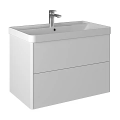 Тумба под раковину Briz Сенсе 80 белый глянец