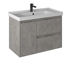 Тумба с раковиной Briz Чикаго 90 бетон