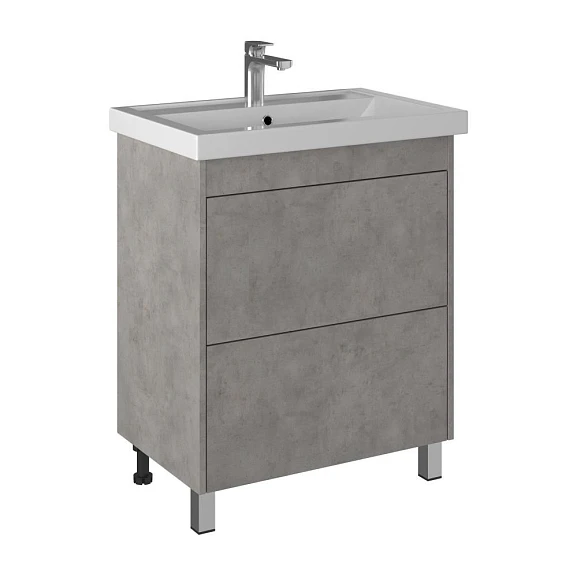 Тумба с раковиной Briz Риччи 70 бетон