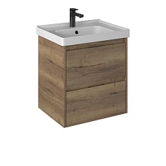 Тумба с раковиной Briz Берн 60 дуб веллингтон табак