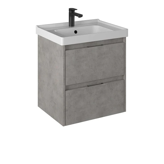 Тумба с раковиной Briz Чикаго 60 бетон